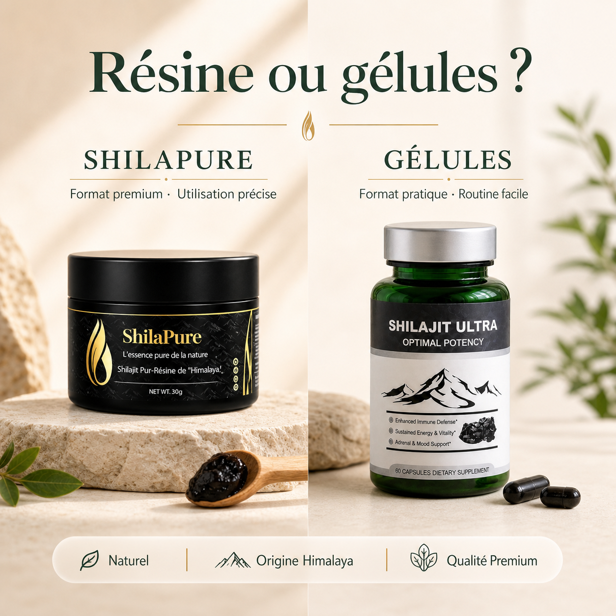 SHILAPURE — Résine de Shilajit premium pour votre routine de vitalité
