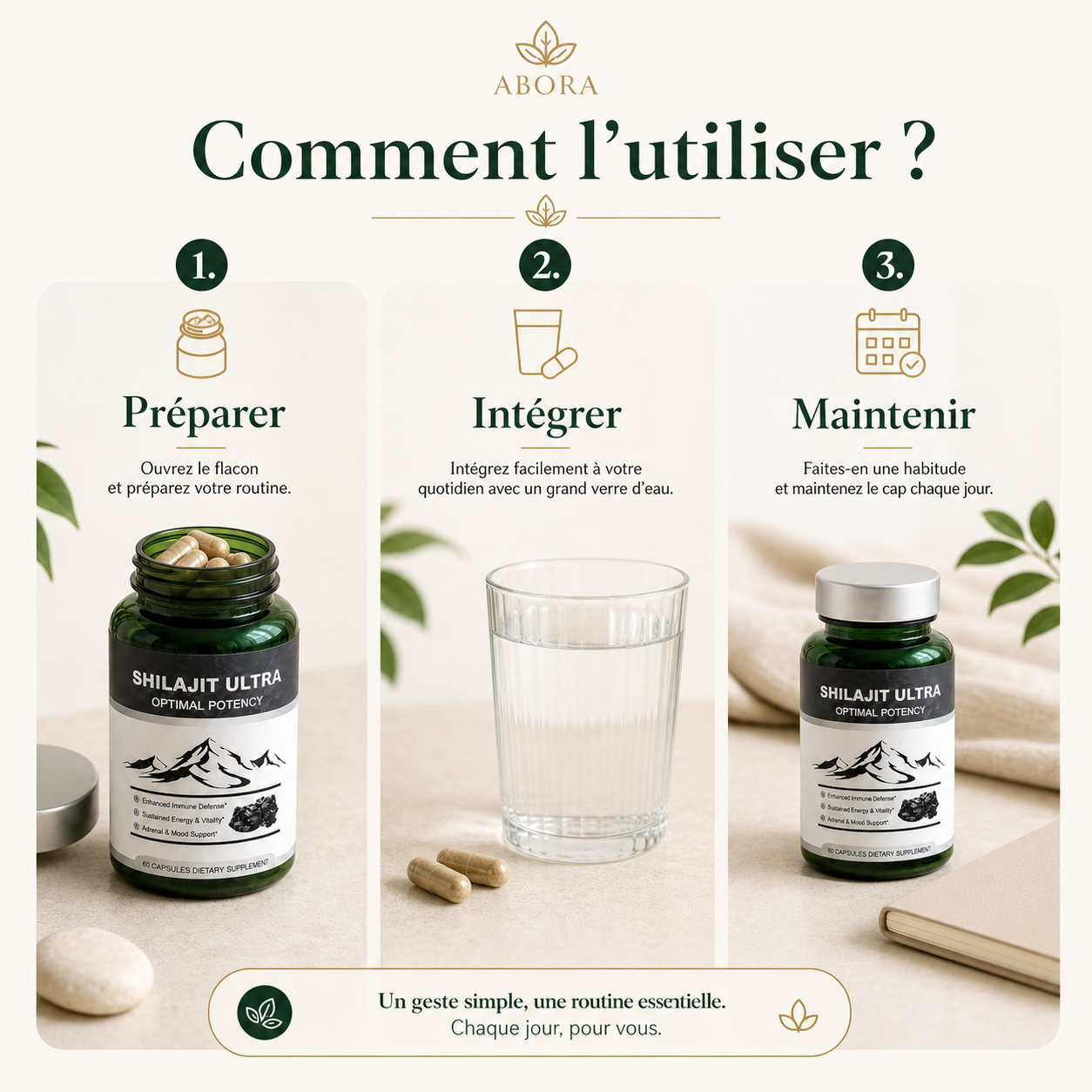 Shilajit en Gélules – Énergie & Vitalité