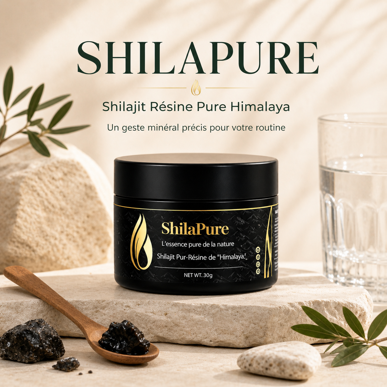 SHILAPURE — Résine de Shilajit premium pour votre routine de vitalité